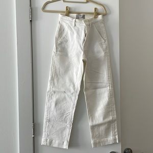 Everlane straight leg cropped jeans